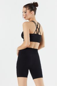High Rise Side Ribbed Biker Short sold by Urban Planet