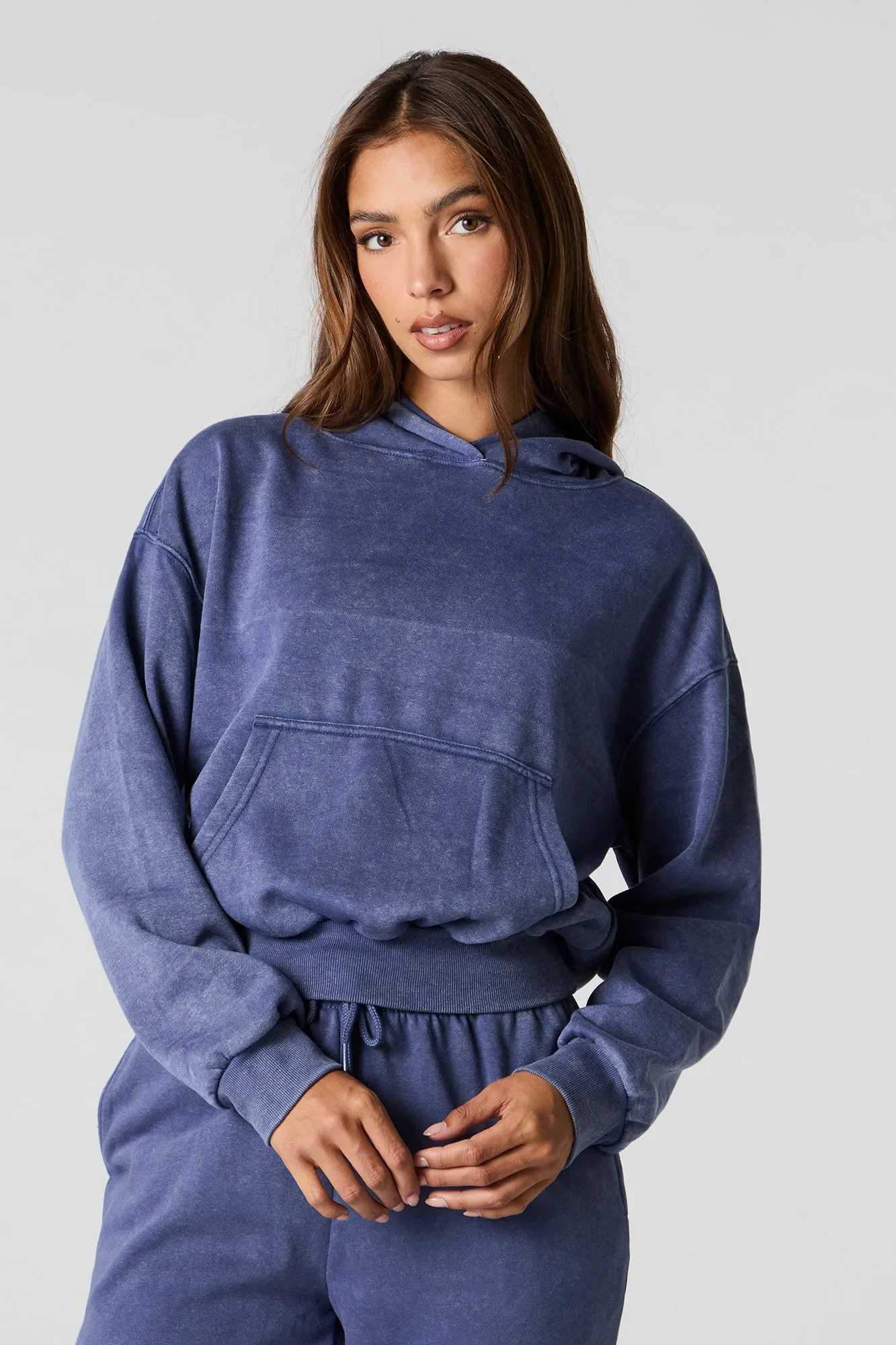 Washed Fleece Hoodie sold by Urban Planet