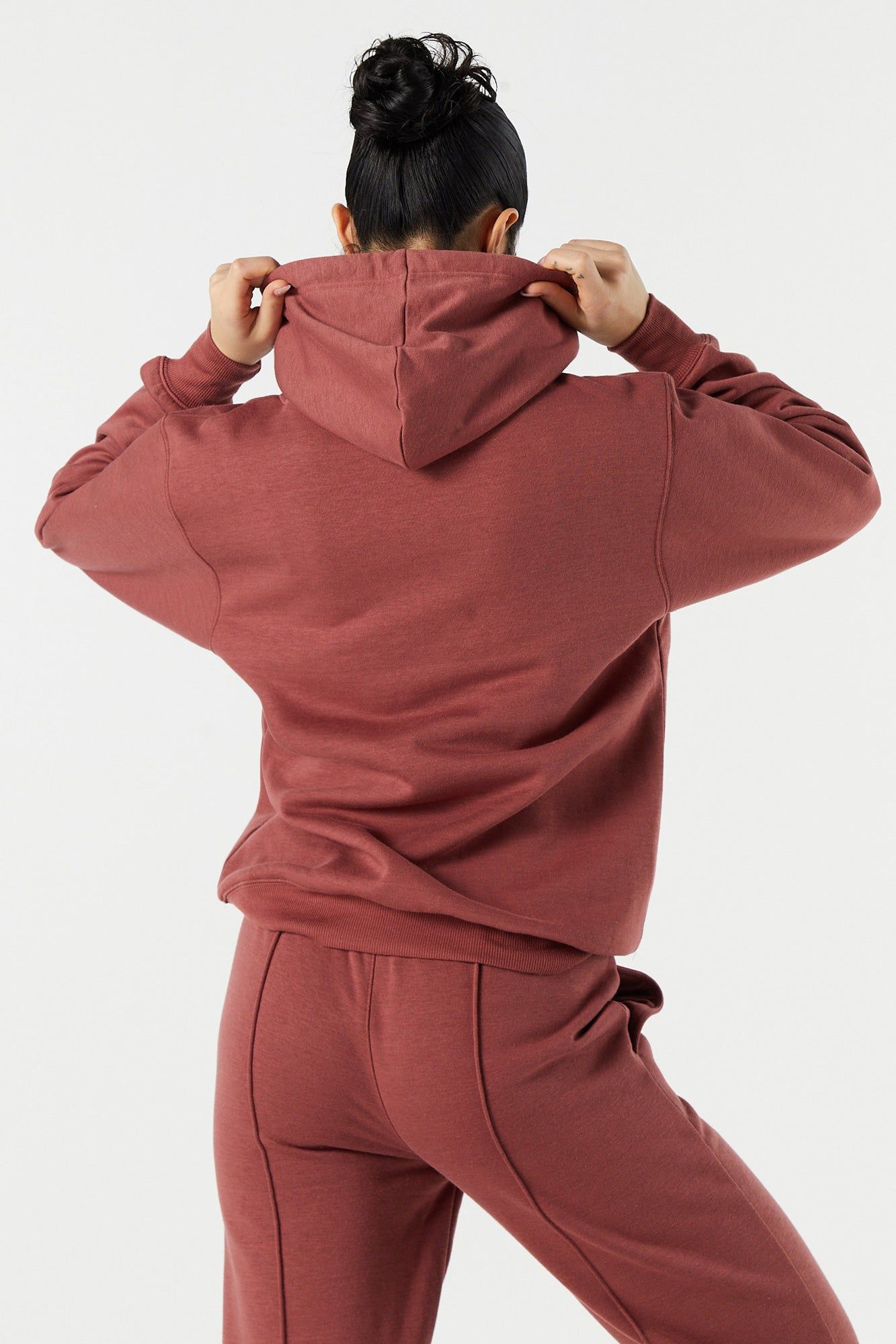 Coloured Fleece Oversized Hoodie sold by Urban Planet product image thumbnail 2