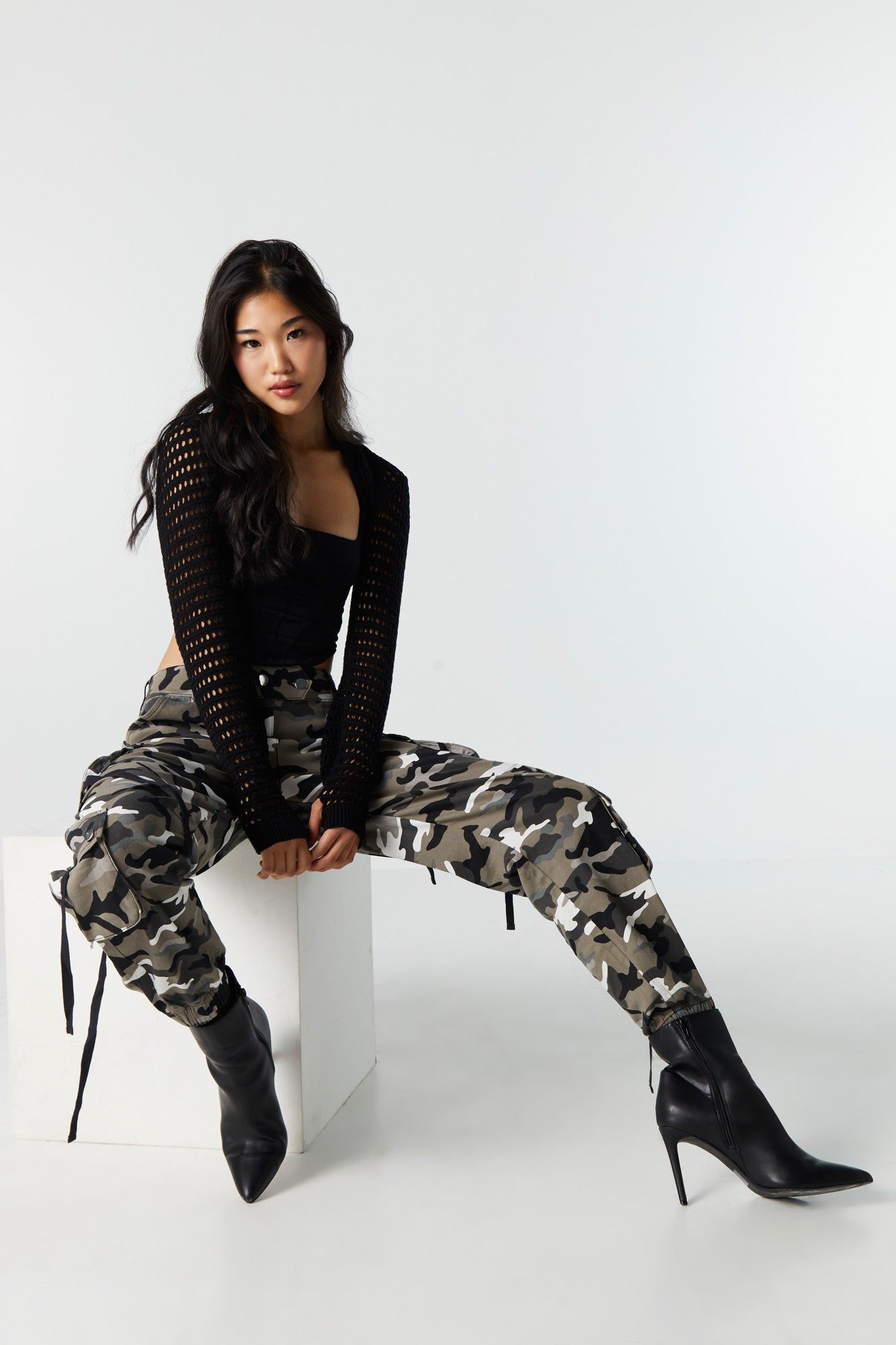 Camo Utility Cargo Jogger sold by Urban Planet