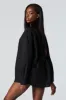 Poplin Oversized Button-Up Top sold by Urban Planet