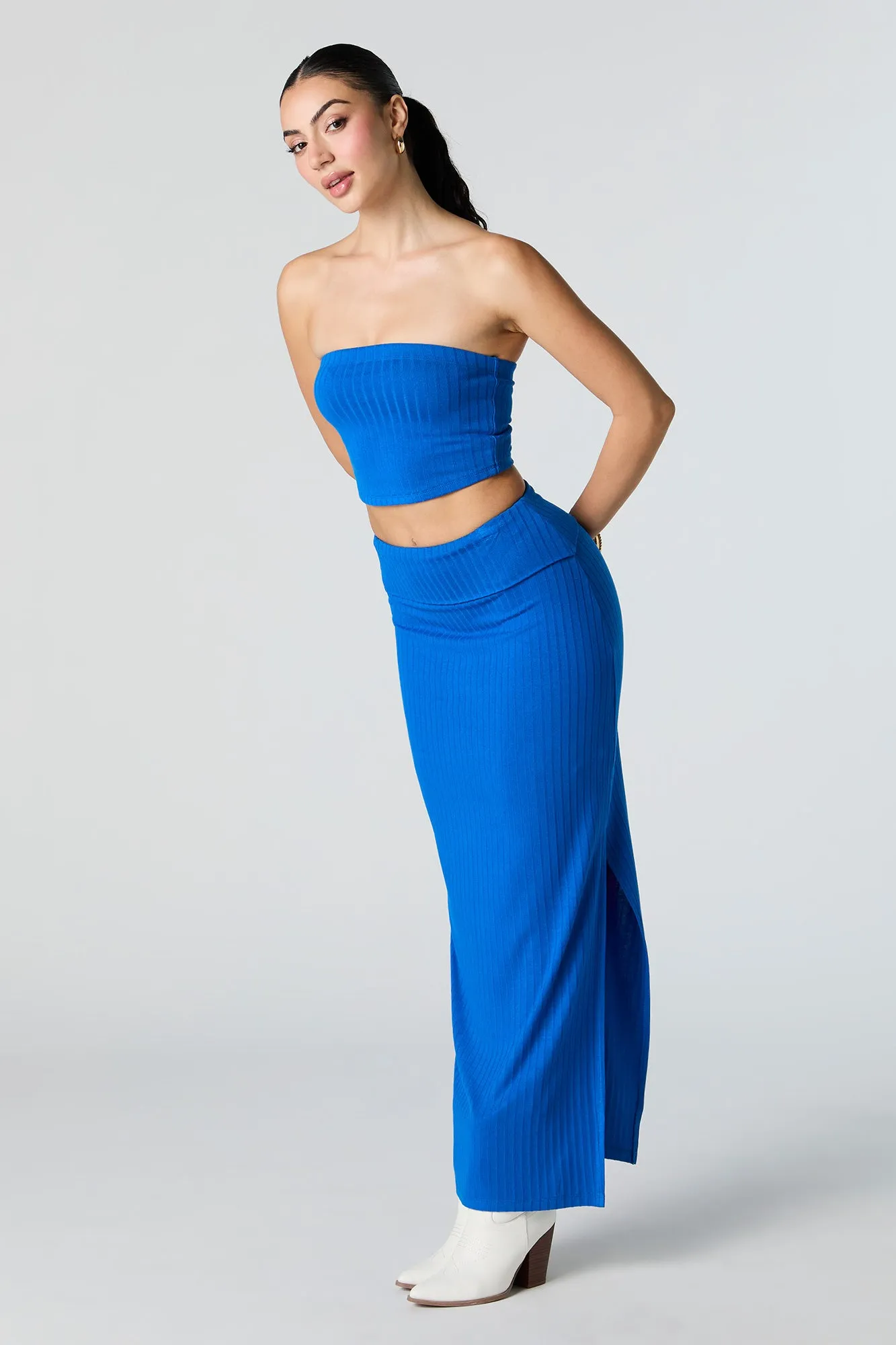 Ribbed Tube Top sold by Urban Planet product image thumbnail 4