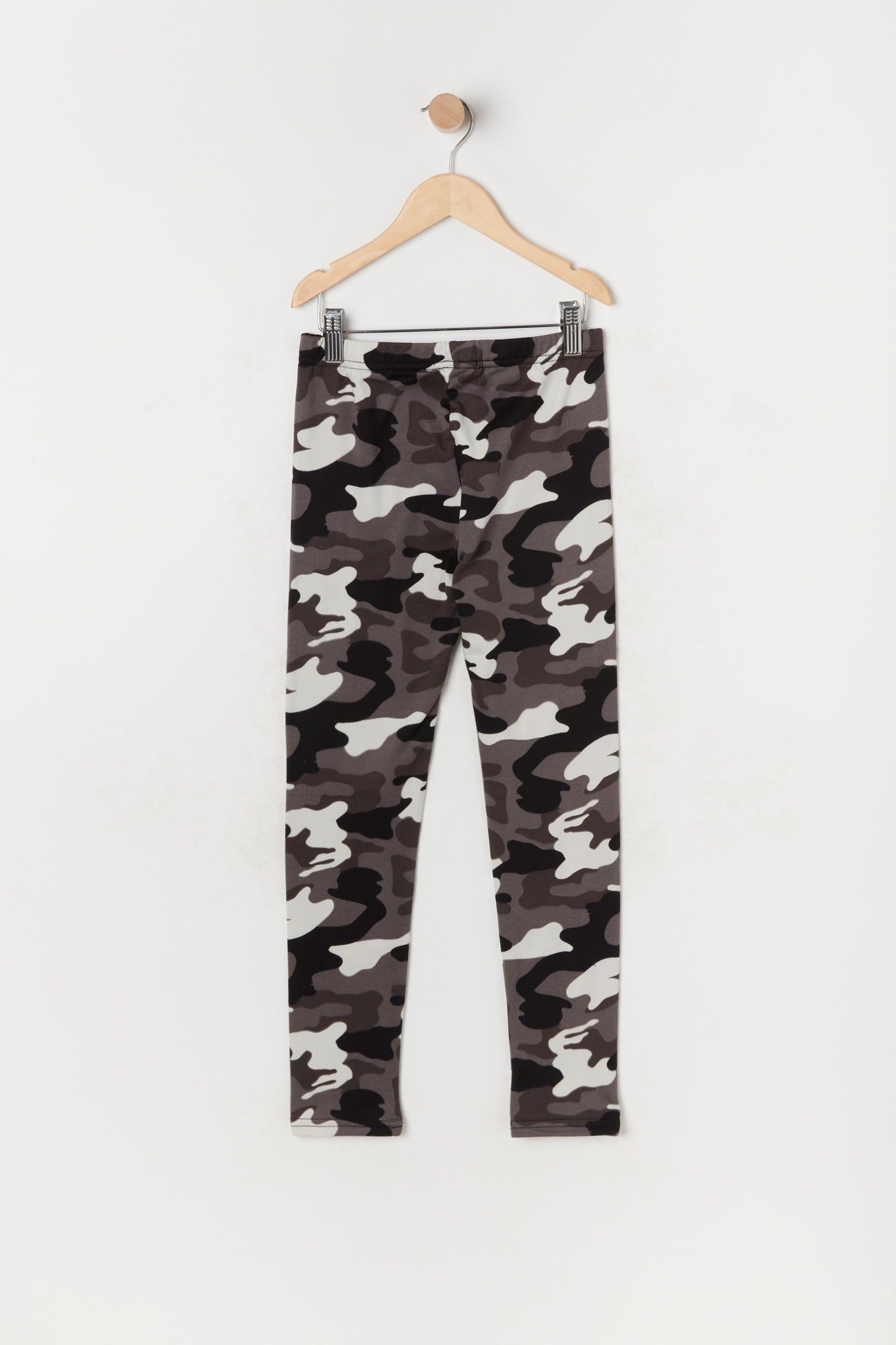 Girls Soft Camo Print Fleece Legging sold by Urban Planet product image thumbnail 2
