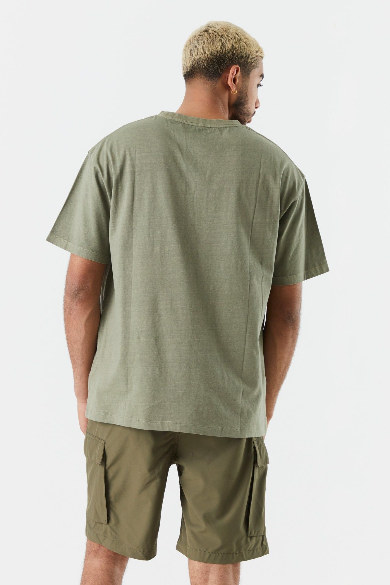 Short cargo en nylon vert sold by Urban Planet product image thumbnail 2