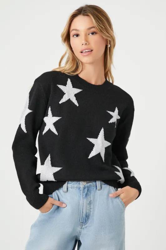 Chandail en tricot jacquard avec étoile sold by Urban Planet
