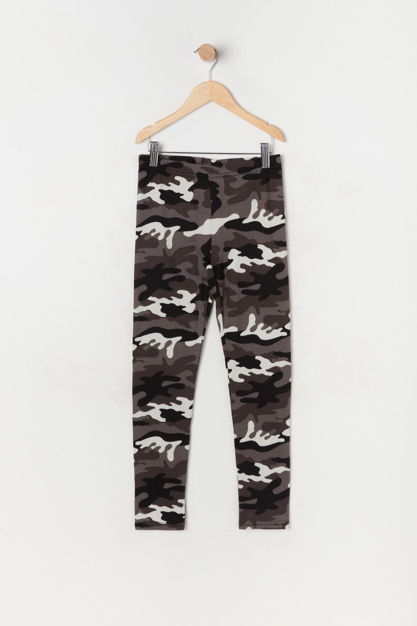 Girls Soft Camo Print Fleece Legging sold by Urban Planet