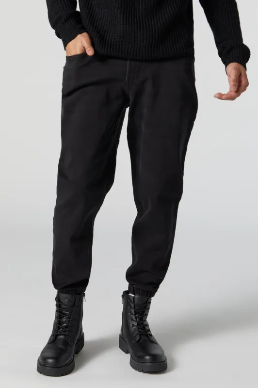 Denim Drawstring Jogger sold by Urban Planet