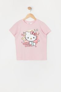Girls Pink Hello Kitty Graphic T-Shirt sold by Urban Planet