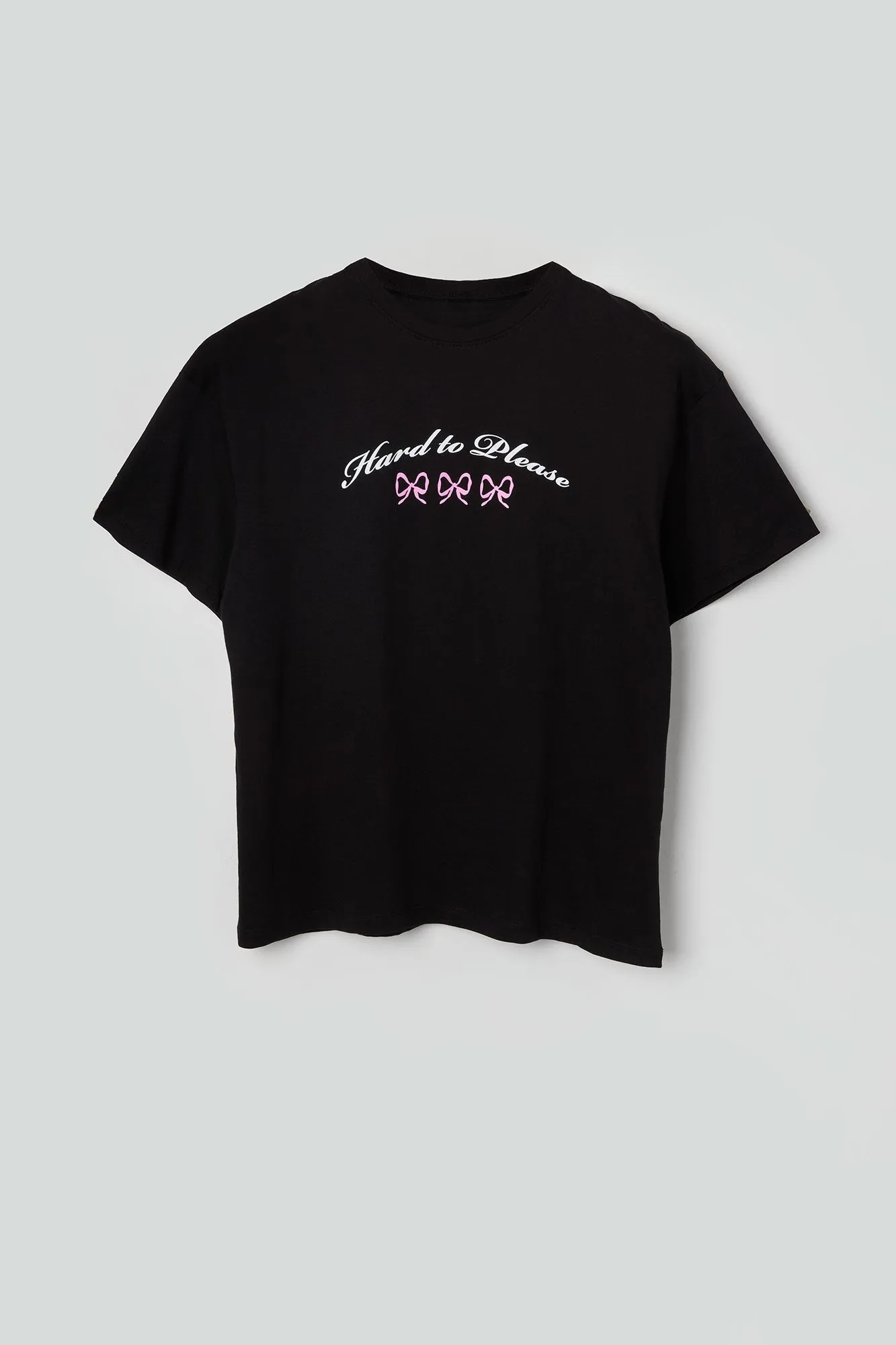 Hard to Please Graphic Boyfriend T-Shirt sold by Urban Planet product image thumbnail 4