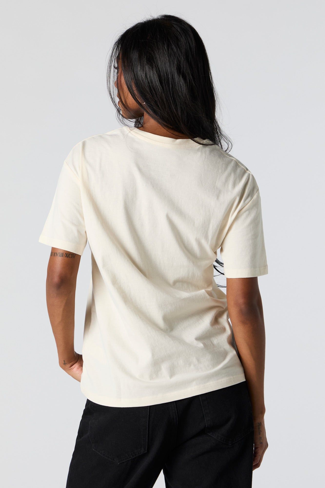 Snoopy and Woodstock Graphic Boyfriend T-Shirt sold by Urban Planet product image thumbnail 4