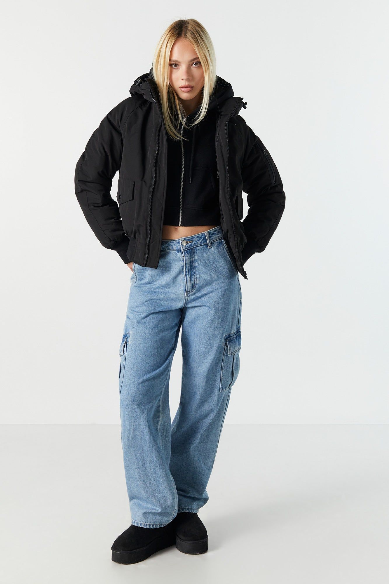 Parka Puffer Jacket sold by Urban Planet product image thumbnail 3