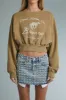 Chandail court avec motif brodé Ford Bronco en chenille sold by Urban Planet
