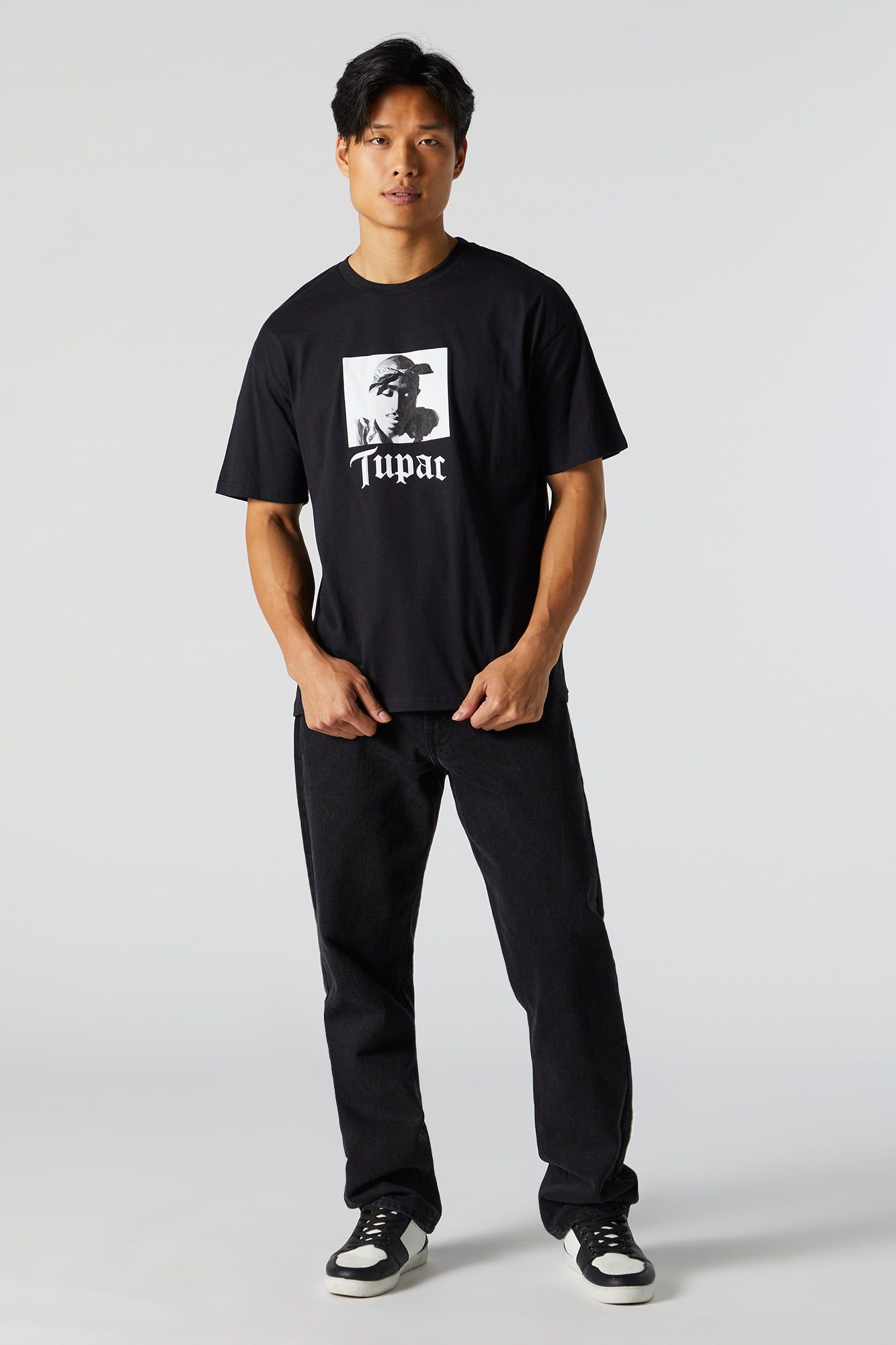 T-shirt à imprimé Tupac sold by Urban Planet product image thumbnail 3