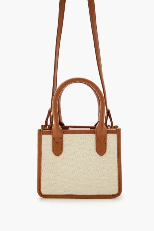 Colourblock Canvas Crossbody Bag sold by Urban Planet