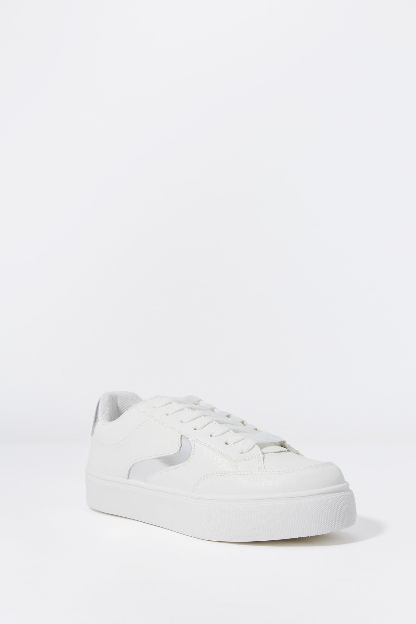 Metallic Lace Up Platform Sneaker sold by Urban Planet product image thumbnail 3