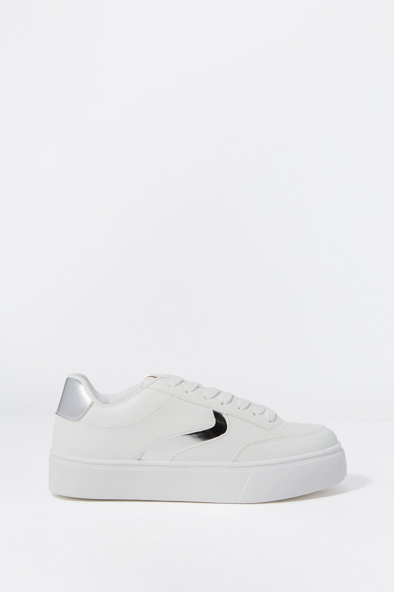 Metallic Lace Up Platform Sneaker sold by Urban Planet product image thumbnail 2