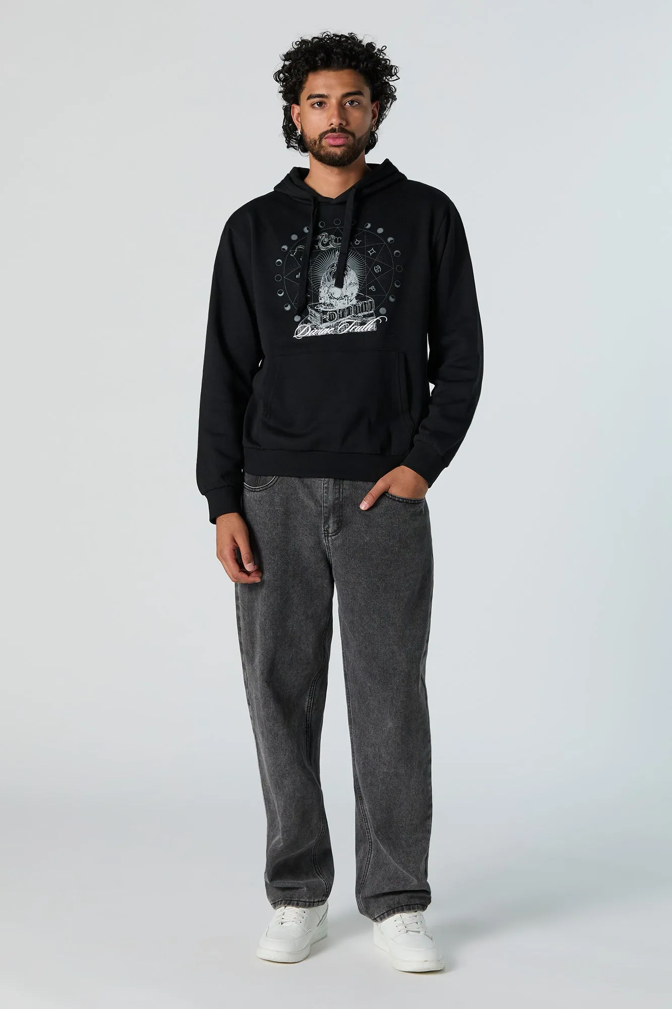 Divine Truth Graphic Fleece Hoodie sold by Urban Planet product image thumbnail 3