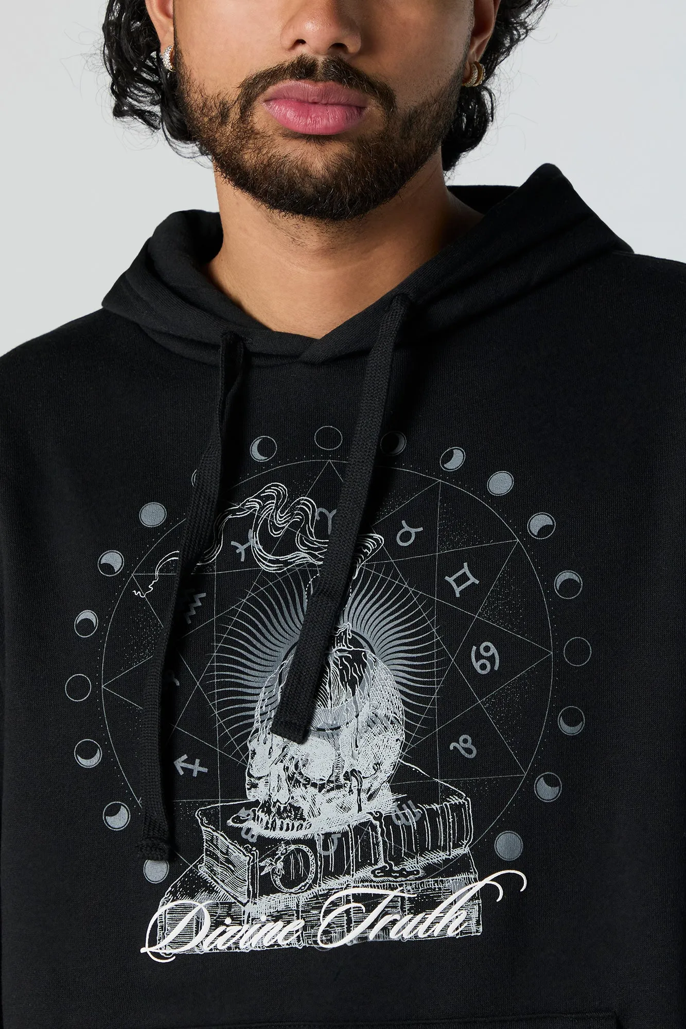 Divine Truth Graphic Fleece Hoodie sold by Urban Planet