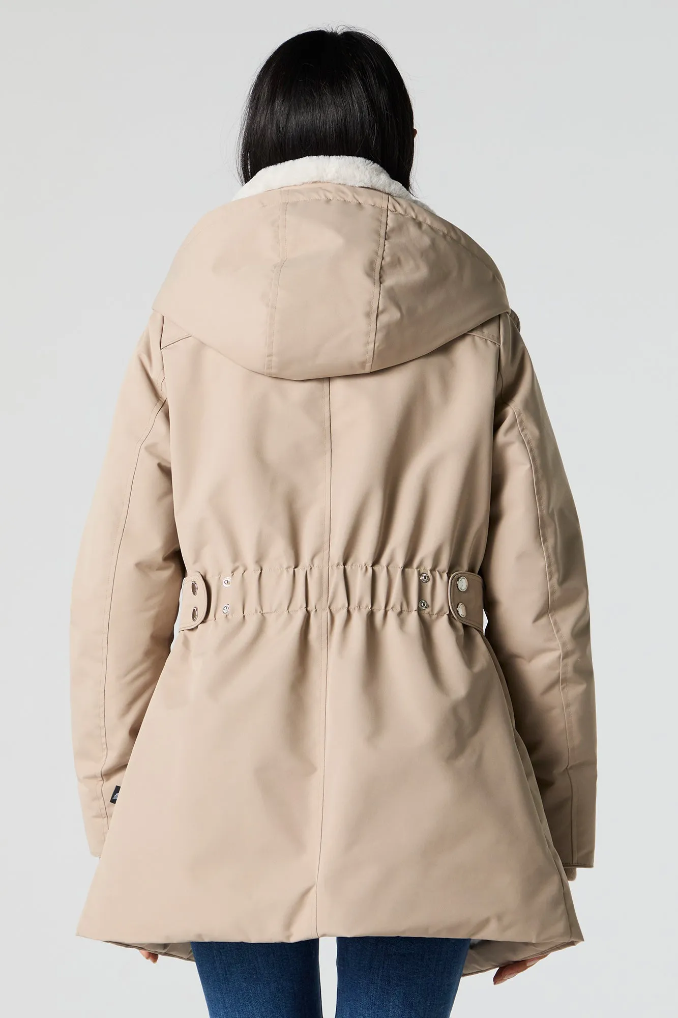Faux Fur Lined Hooded Parka sold by Urban Planet product image thumbnail 2