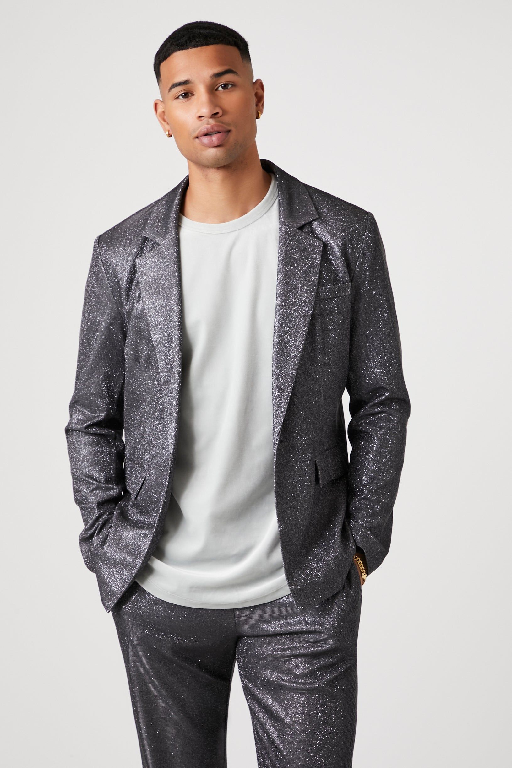 Blazer scintillant ouvert sold by Urban Planet