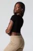 Seamless Ribbed Short Sleeve Cropped T-Shirt sold by Urban Planet