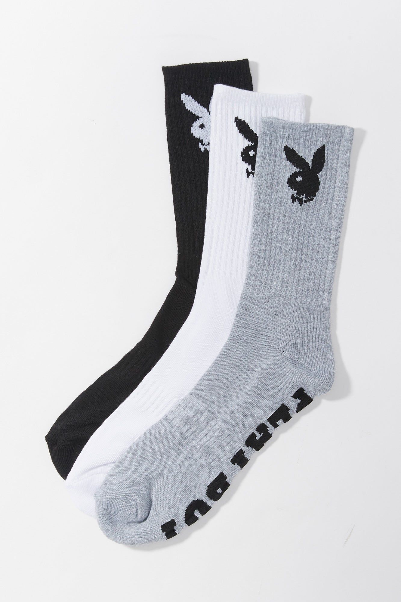 Playboy Crew Socks (3 Pack) sold by Urban Planet