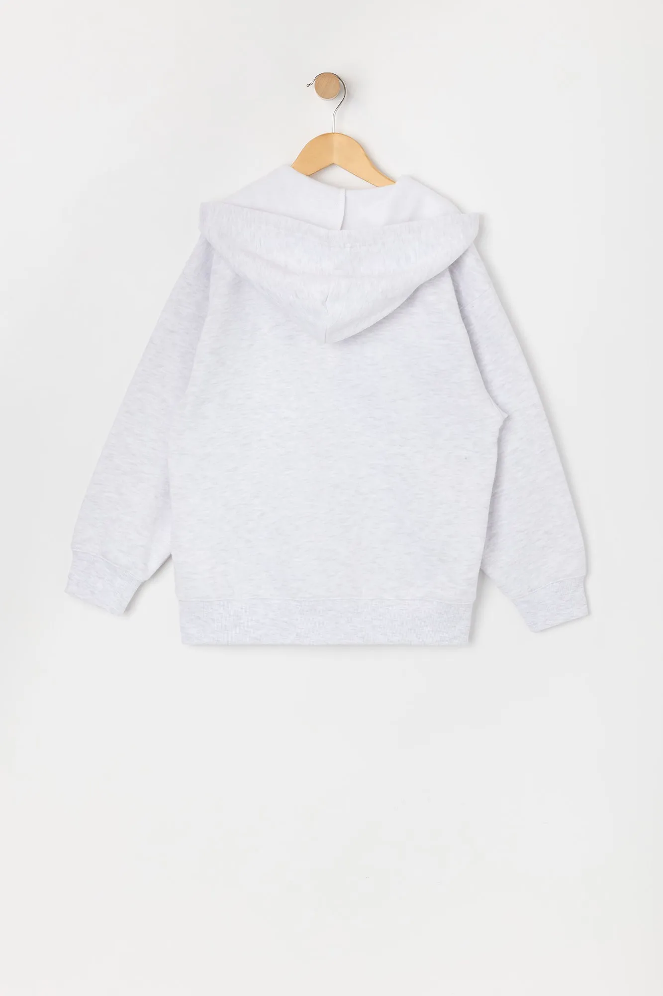 Haut à capuchon en molleton avec motif brodé California et fermeture à glissière pour fille sold by Urban Planet product image thumbnail 2