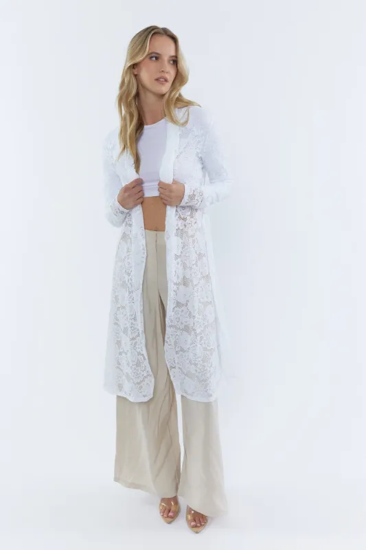 Floral Mesh Cardigan sold by Urban Planet