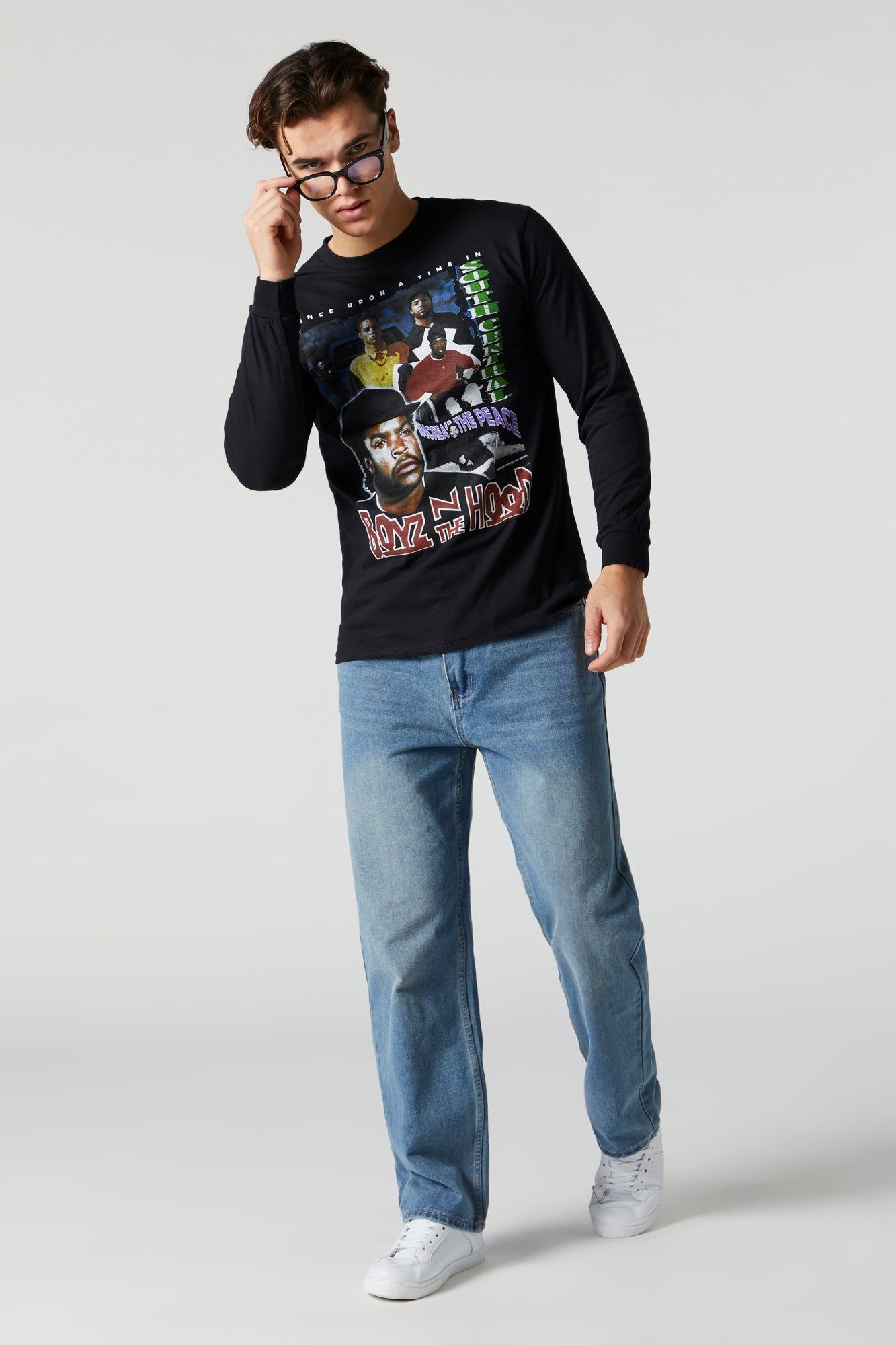 Boyz N The Good Long Sleeve Graphic Top sold by Urban Planet product image thumbnail 3