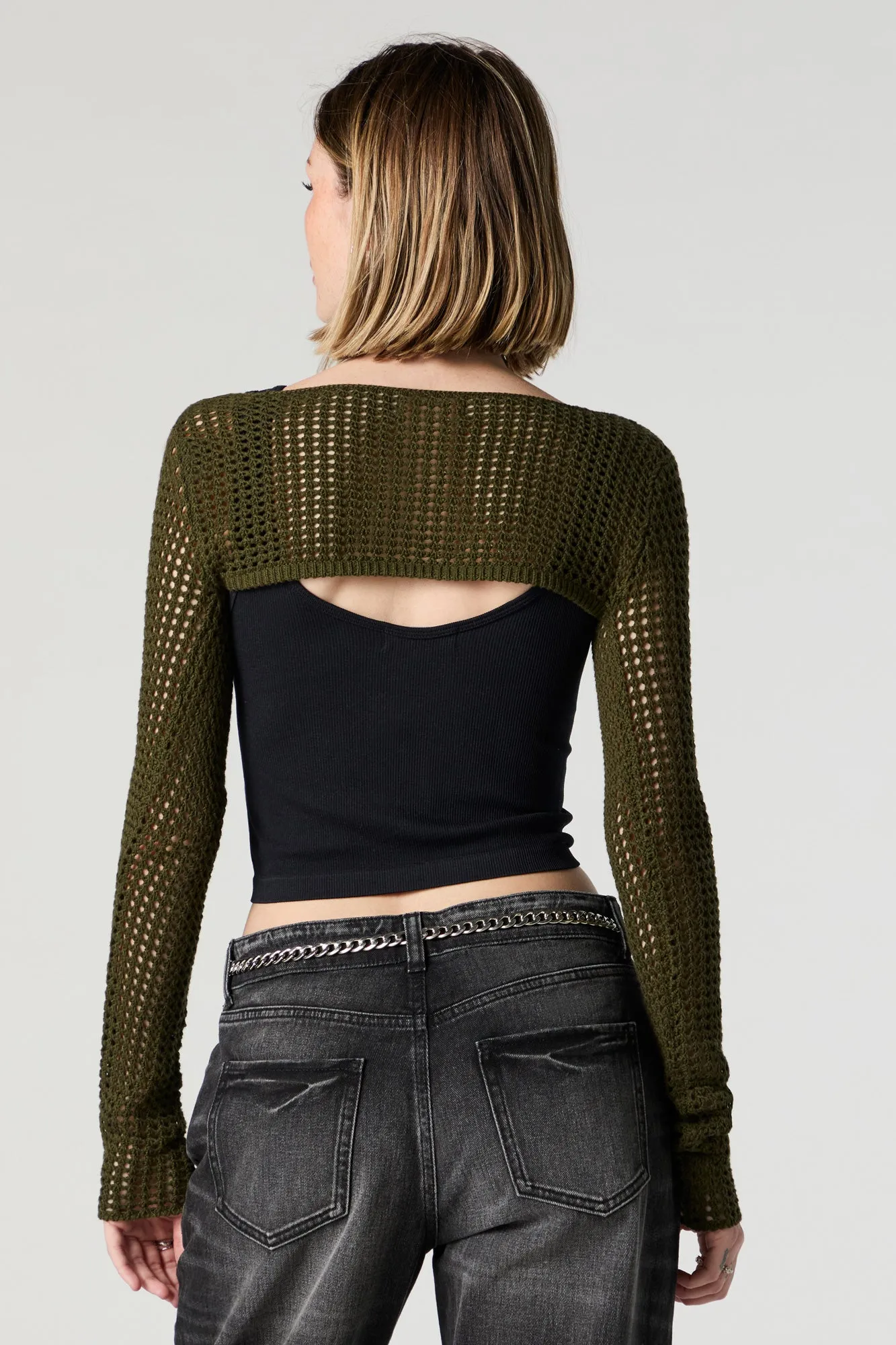 Boléro ouvert en tricot sold by Urban Planet product image thumbnail 2