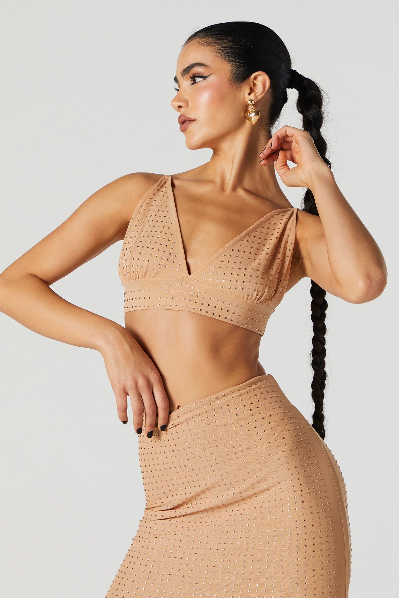 Haut court avec pierres du Rhin avec pierres du Rhin sold by Urban Planet product image thumbnail 4