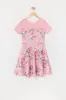 Girls Floral Butterfly Print Mesh Skater Dress sold by Urban Planet