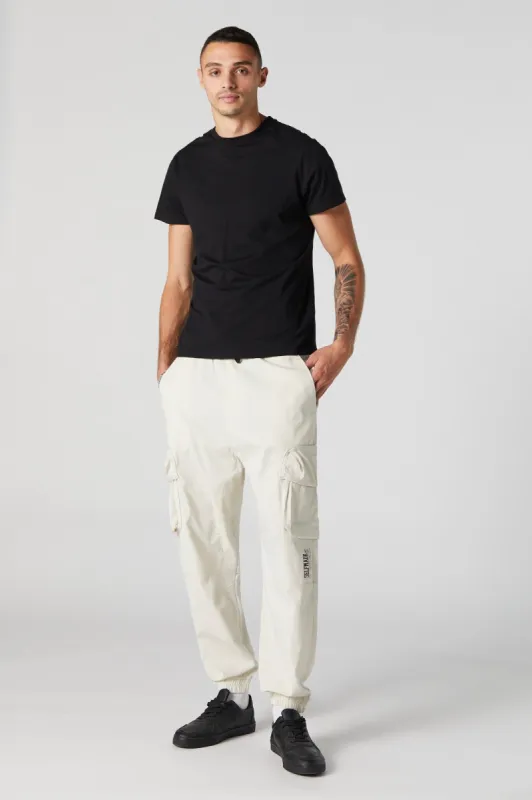 Relaxed Selfmade Cream Cargo Jogger sold by Urban Planet