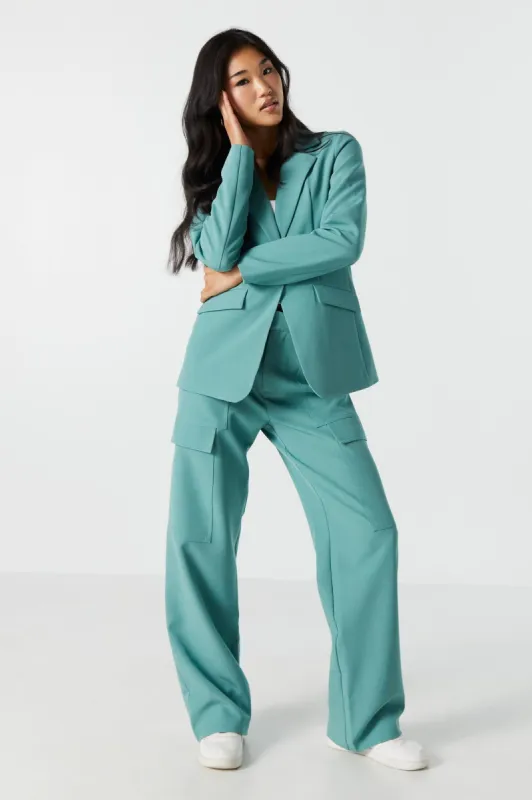 Wide Leg Cargo Dress Pant sold by Urban Planet