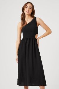 One Shoulder Cut-Out Midi Dress sold by Urban Planet