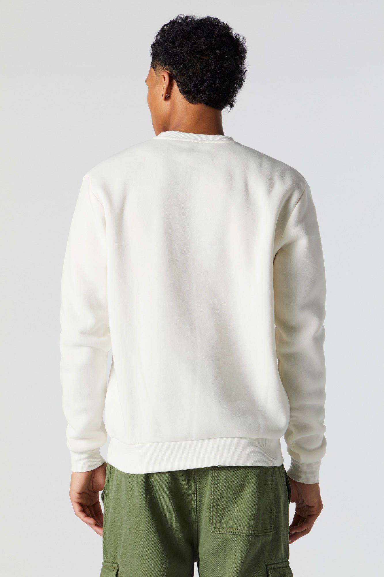 The Grinch Embroidered Fleece Sweatshirt sold by Urban Planet product image thumbnail 2