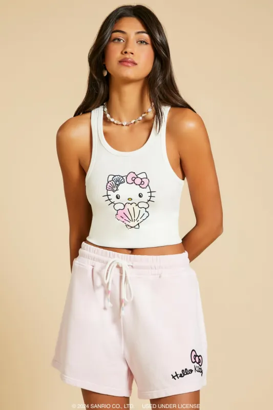 Débardeur court à imprimé Hello Kitty sirène sold by Urban Planet