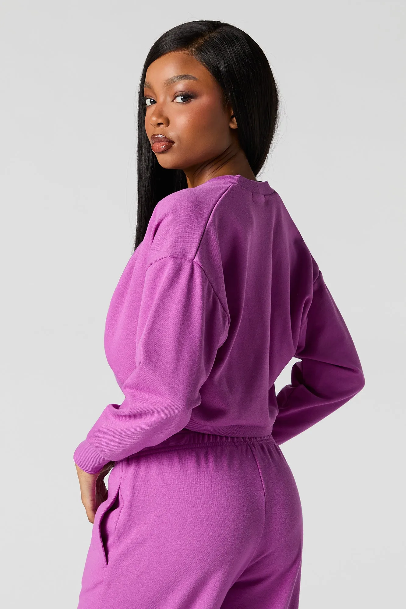 Long Sleeve Cropped Cardigan sold by Urban Planet product image thumbnail 2