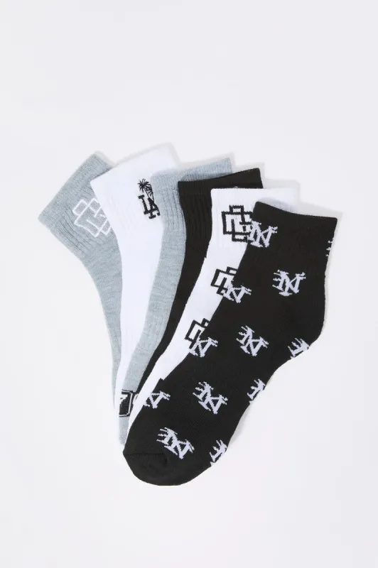 Chaussettes avec motif brodé (6 paires) sold by Urban Planet