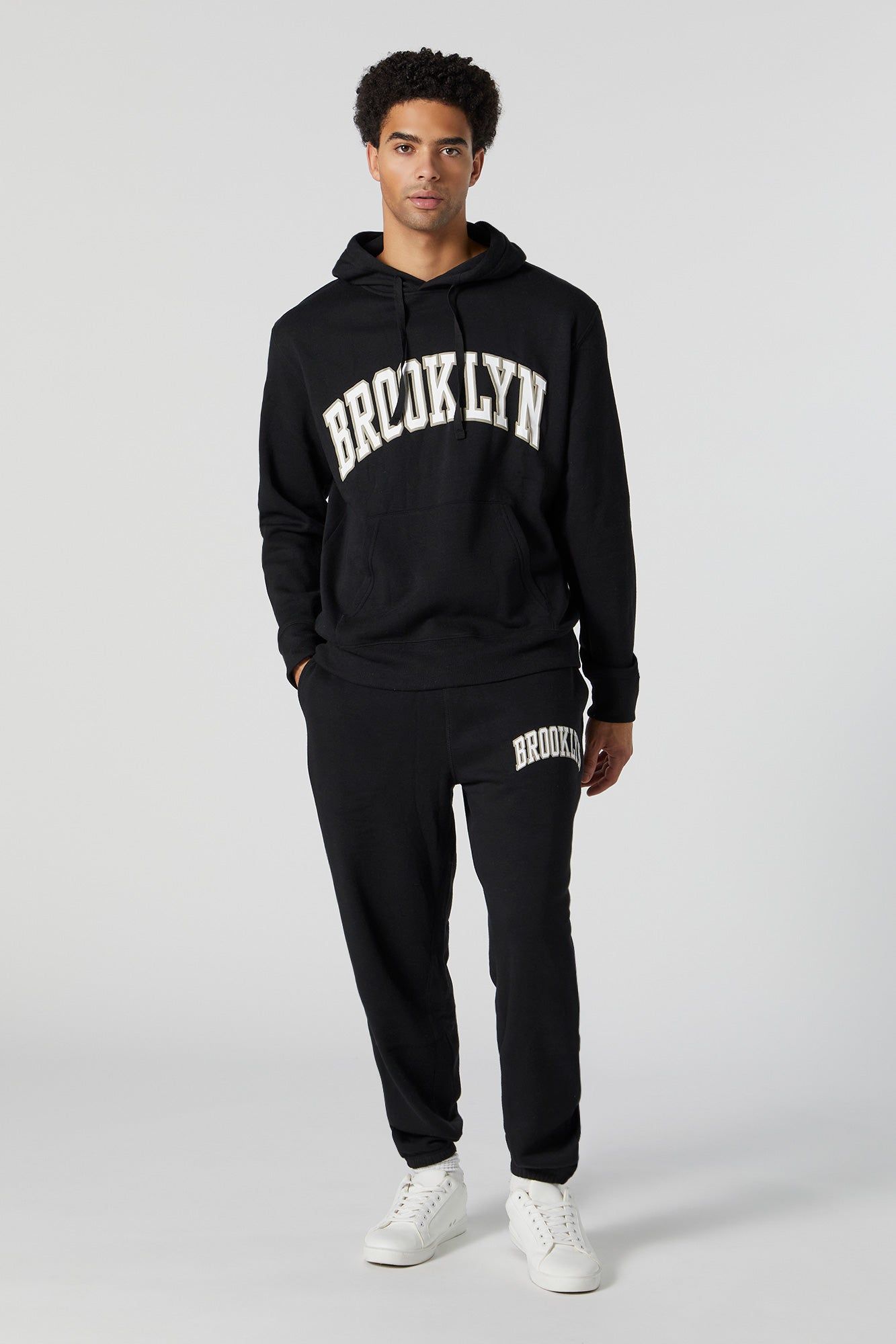 Brooklyn Graphic Fleece Jogger sold by Urban Planet product image thumbnail 2