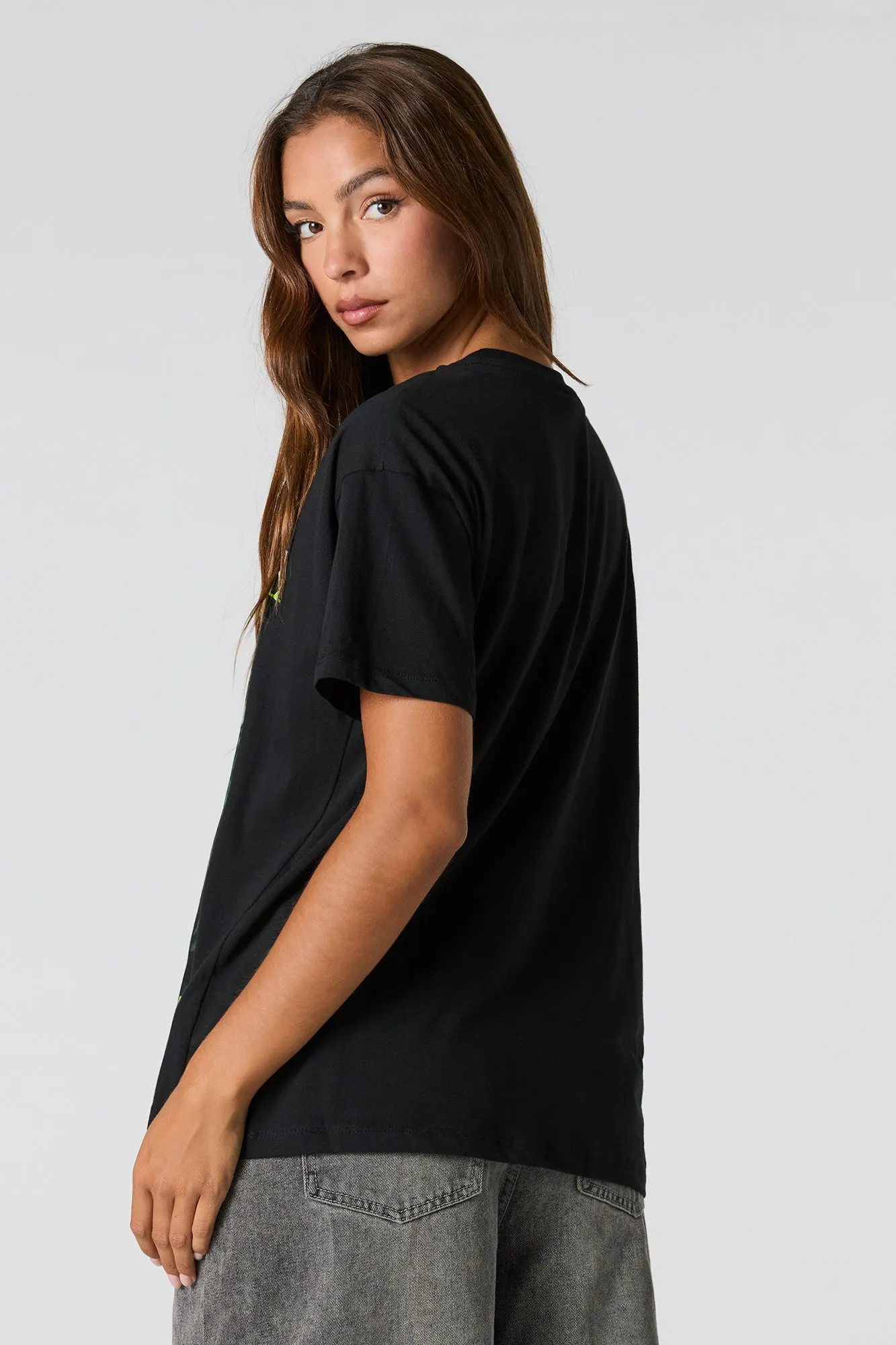 T-shirt de coupe garçonne à imprimé Beetlejuice sold by Urban Planet product image thumbnail 3