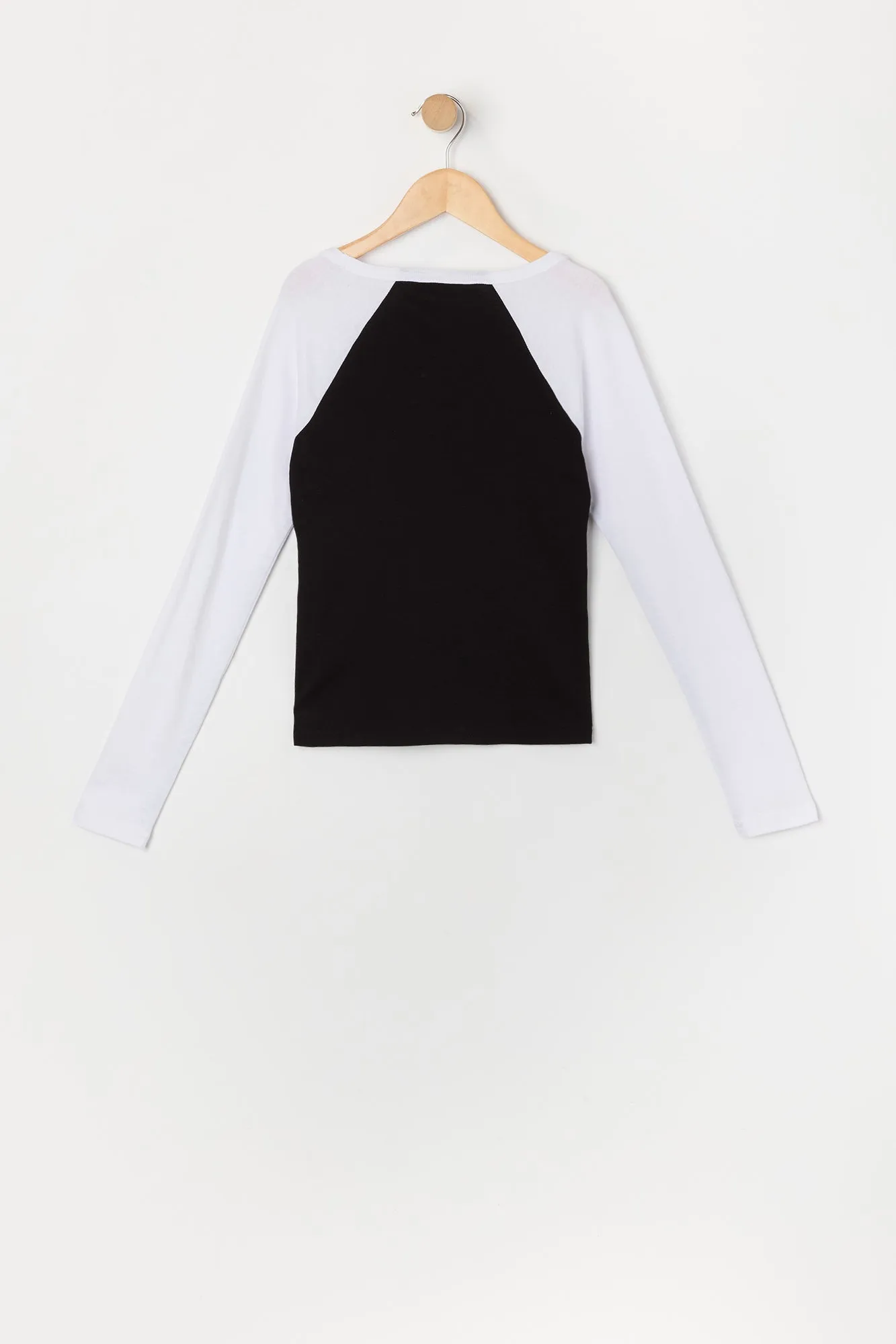 Haut raglan à manches longues avec imprimé Positive Vibes pour fille sold by Urban Planet product image thumbnail 2