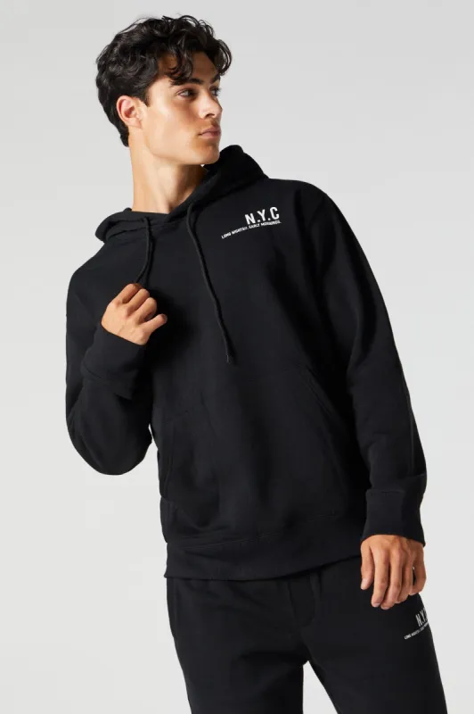 NYC Graphic Fleece Hoodie sold by Urban Planet