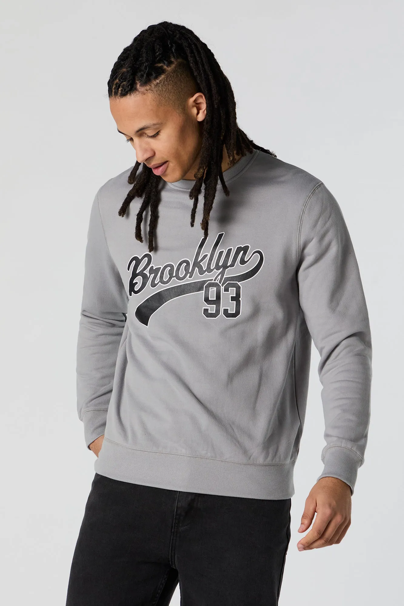 Brooklyn Graphic Fleece Sweatshirt sold by Urban Planet