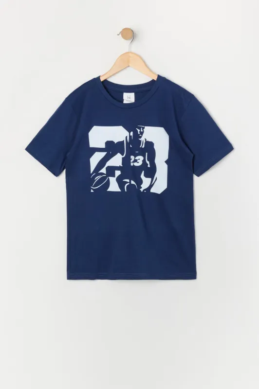Boys 23 Graphic T-Shirt sold by Urban Planet