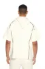 Piped Trim Short Sleeve Hoodie sold by Urban Planet