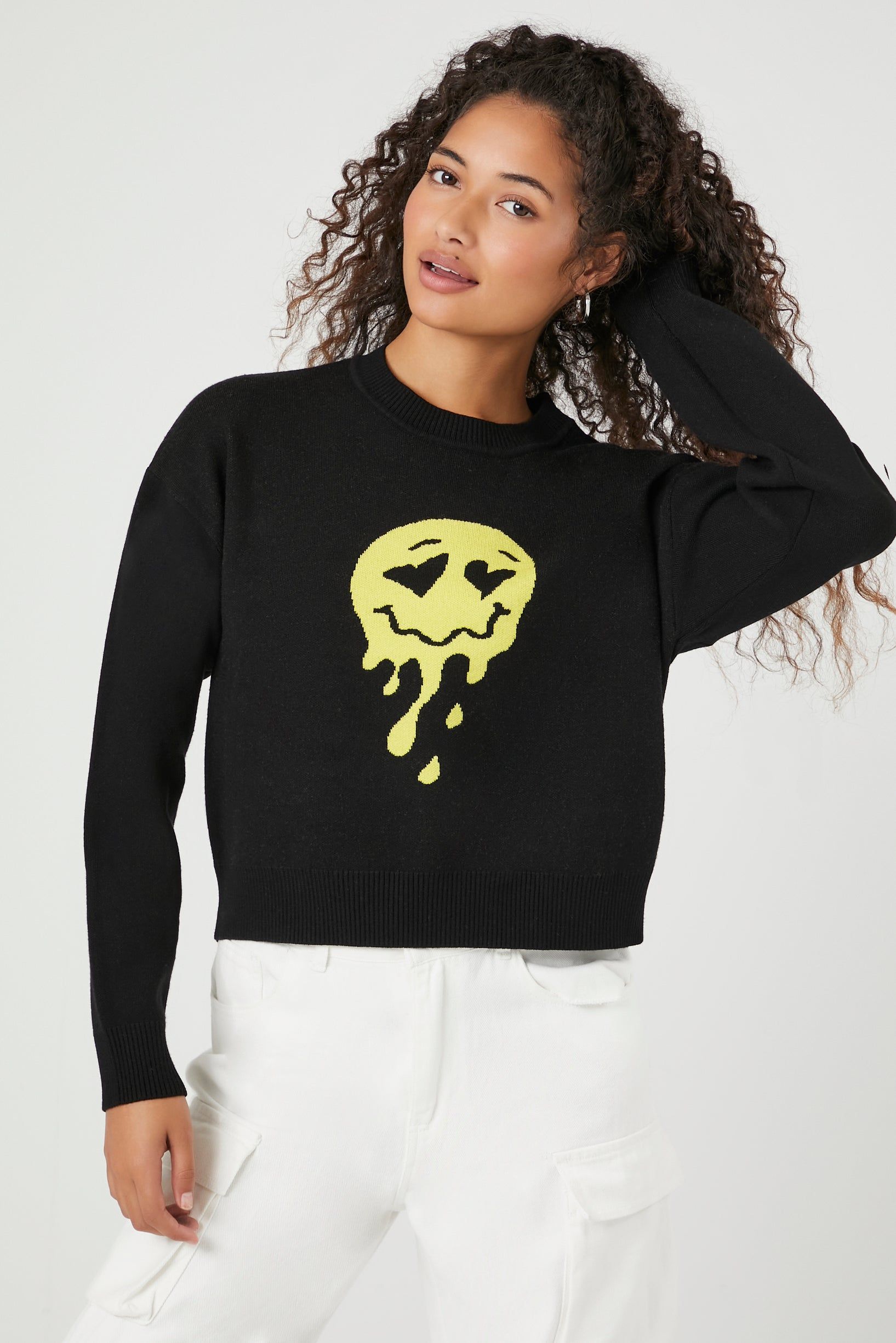 Chandail à imprimé Smiley fondant sold by Urban Planet product image thumbnail 6