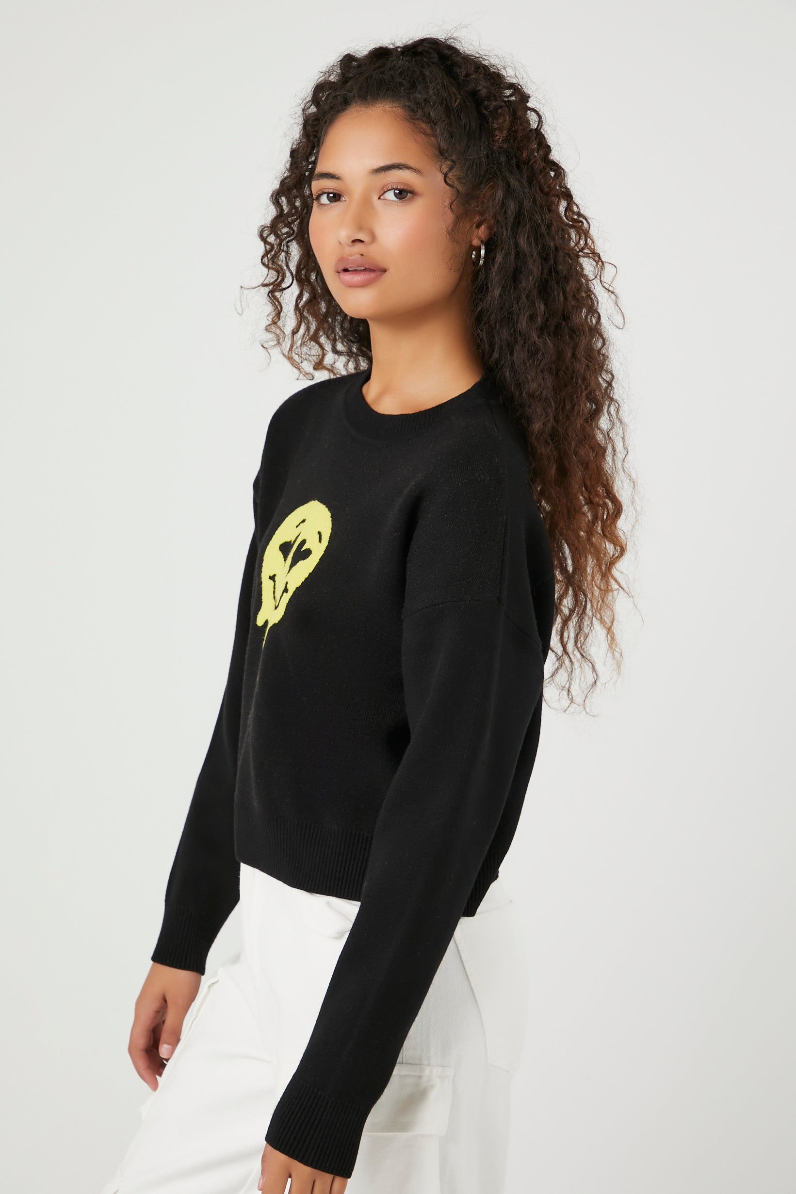 Chandail à imprimé Smiley fondant sold by Urban Planet product image thumbnail 3