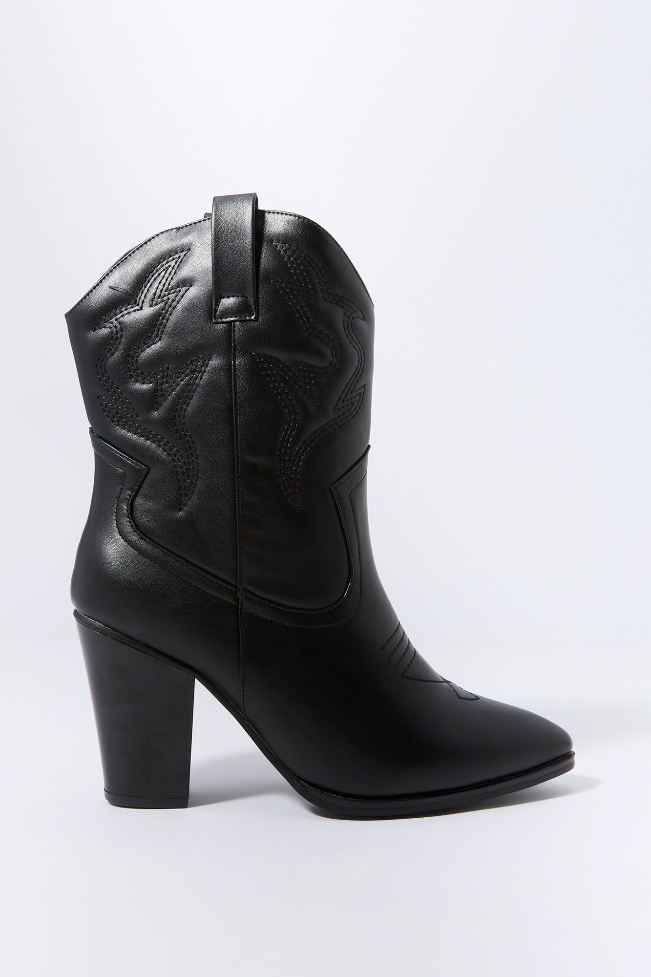 Faux Leather Mid Rise Cowboy Boot sold by Urban Planet product image thumbnail 5