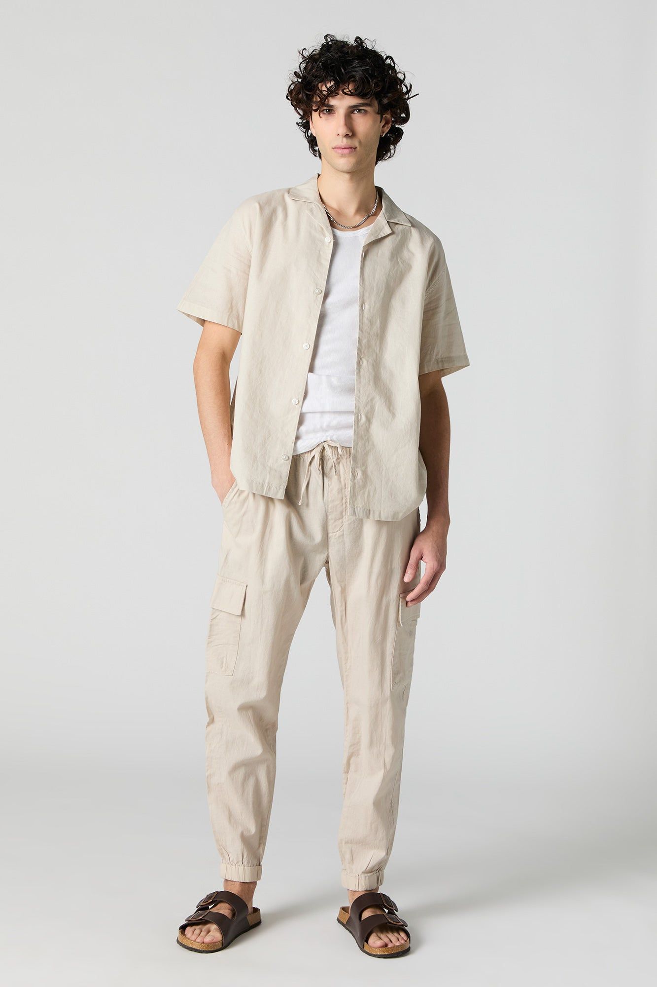 Linen Cargo Jogger sold by Urban Planet product image thumbnail 2